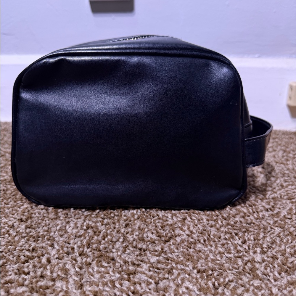 Dolce & Gabbana Beauty Cosmetic Bag - Black Zippered Tote - Travel Case